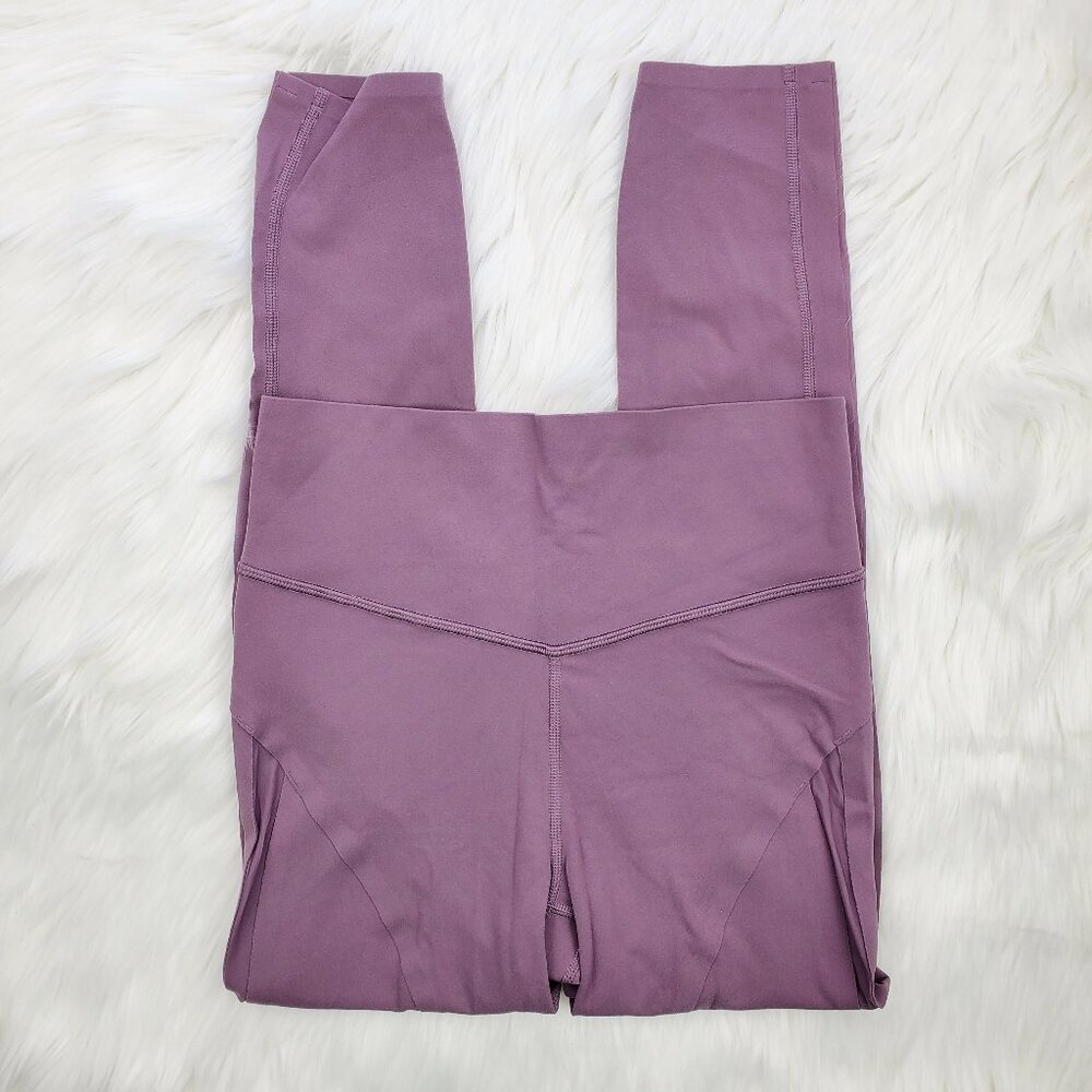 NWOT Athleta Purple Formation Mesh 7/8 Leggings